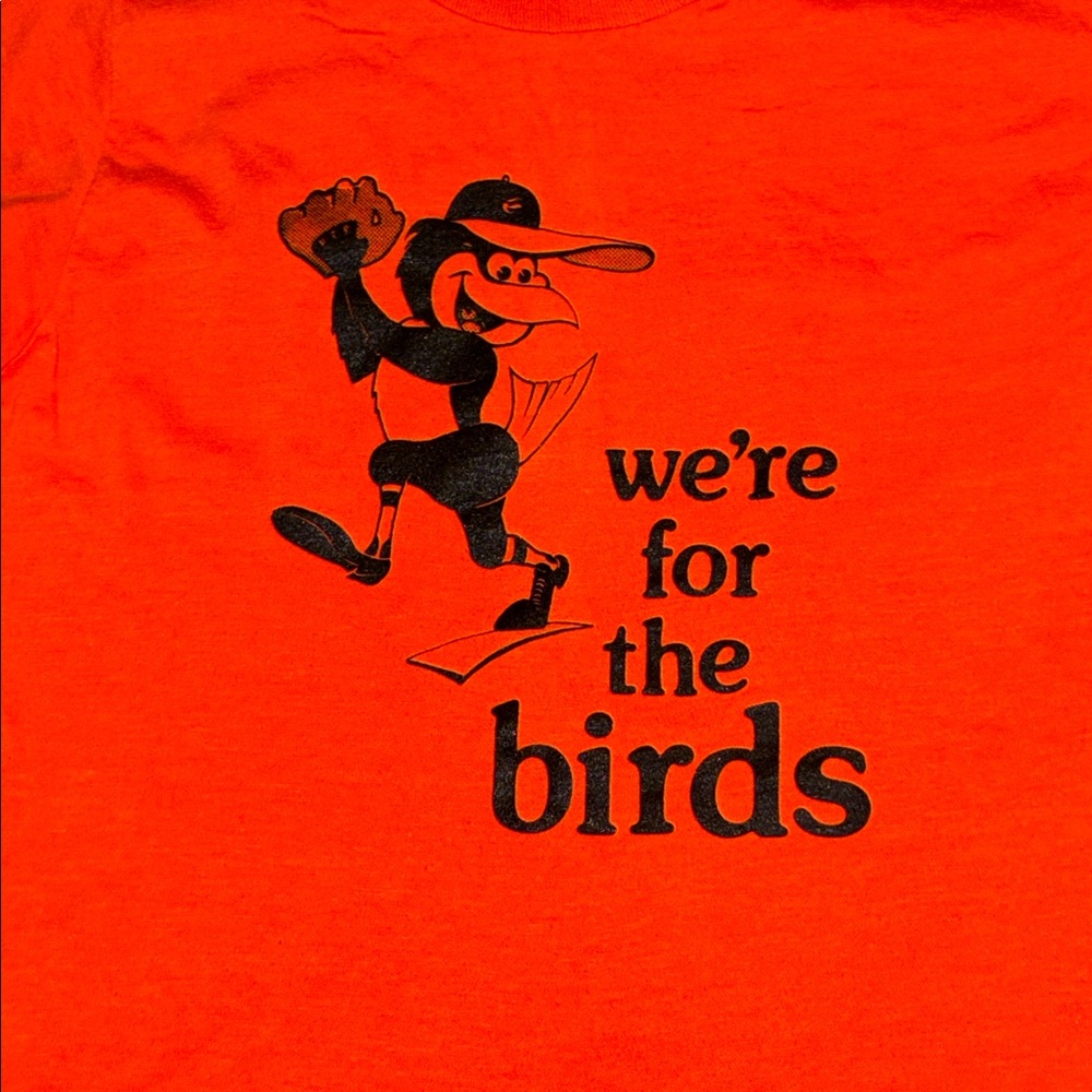 VTG Baltimore Orioles Bird T-shirt. Size S. 17x251/2